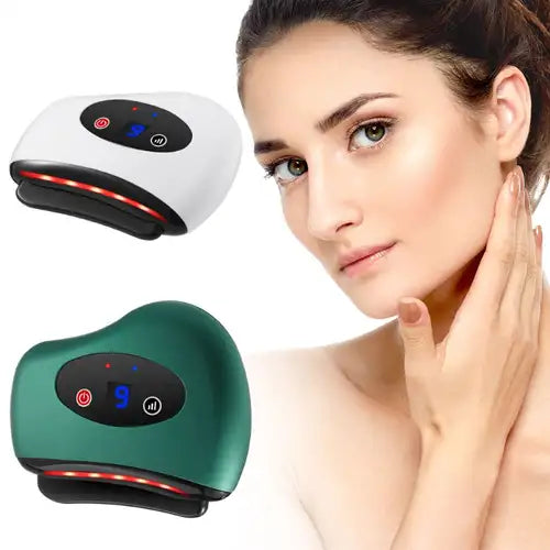 Gua Sha Électrique - Appareil de Massage Facial Vibrant