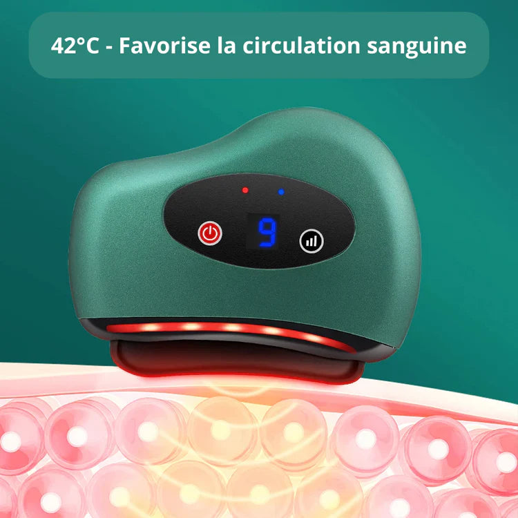 Gua Sha Électrique - Appareil de Massage Facial Vibrant