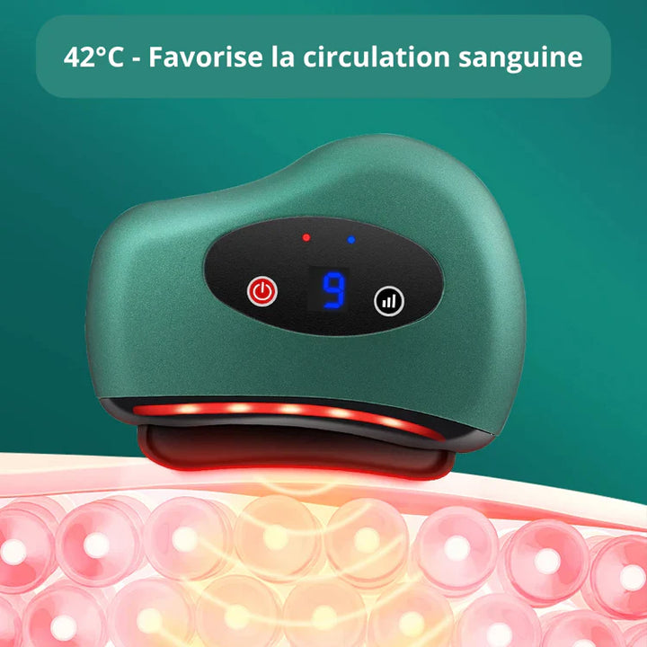 Gua Sha Électrique - Appareil de Massage Facial Vibrant